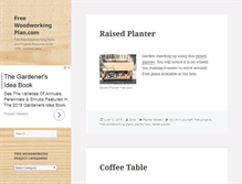 Tablet Screenshot of freewoodworkingplan.com